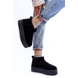 Women's suede snow boots black 4 Women's suede snow boots black 4