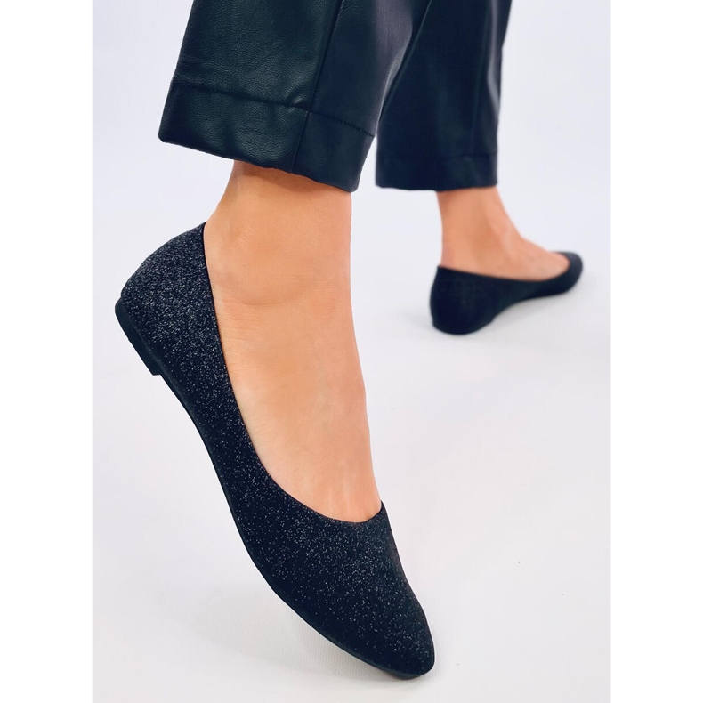Chiesa Black glitter ballet flats 2 Chiesa Black glitter ballet flats 2