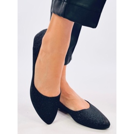 Chiesa Black glitter ballet flats 1 Chiesa Black glitter ballet flats 1