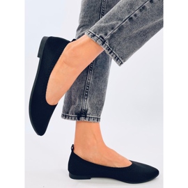 Kreiss Black openwork ballet flats 1