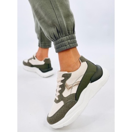 Clervie Green wedge sneakers 2