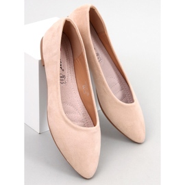 Keys Beige leather insole ballerinas 1