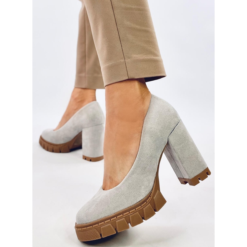 Angela Gray high heel and platform pumps grey 2