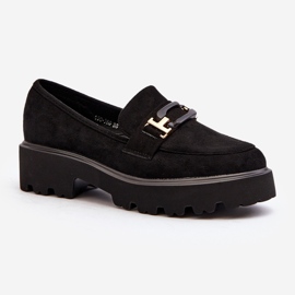 Women's Moccasins With Decoration Black Omavia 2