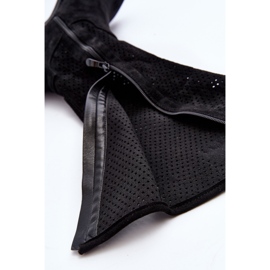 S.barski HY66-139 Women's Openwork Boots, Black 1