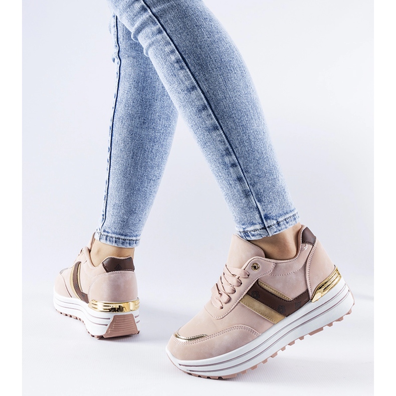 Pink Provinciale platform sneakers 1