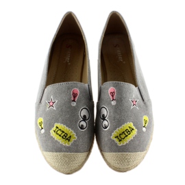 Espadrilles with JH21p Gray patches grey 1