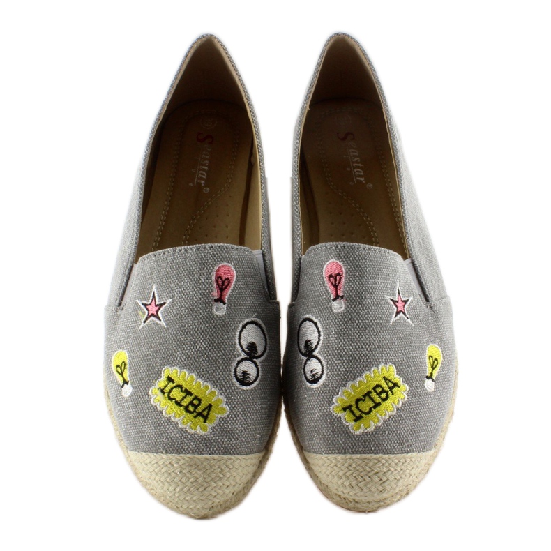 Espadrilles with JH21p Gray patches grey 1