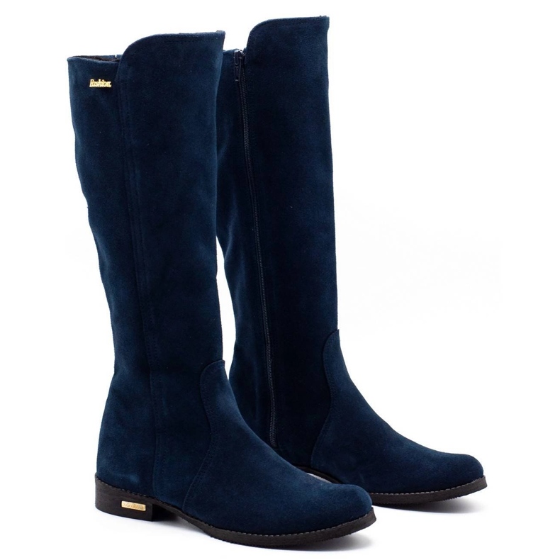 Olivier Fashionable boots Klara navy blue 2