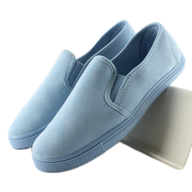 Soft slip-on sneakers JX40P L. Blue 1 Soft slip-on sneakers JX40P L. Blue 1