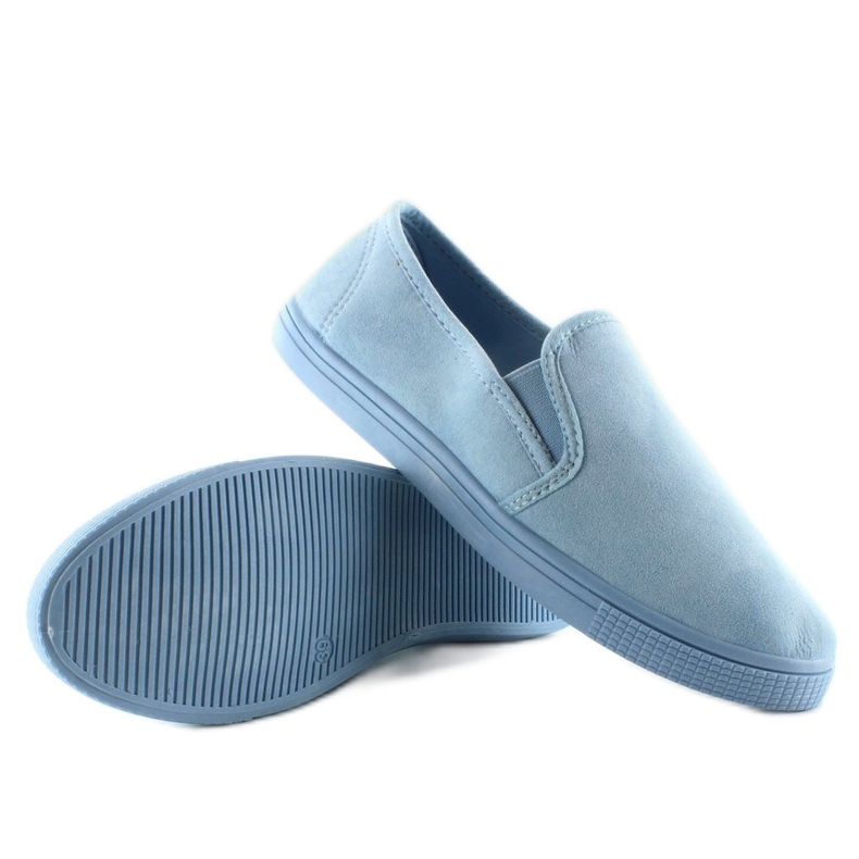 Soft slip-on sneakers JX40P L. Blue 2