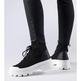 Black Éric high-top sneakers 1