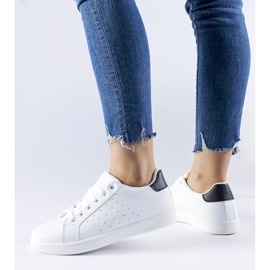 White and black Bourassa sneakers 1