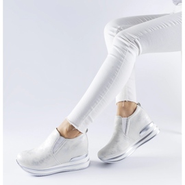 Alquippa silver wedge sneakers 1