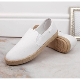 Women's slip-on espadrilles white Big Star DD274015 1