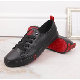 Low-top eco leather black Big Star GG274007 1