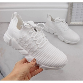 Light white sports shoes Big Star JJ274275 1