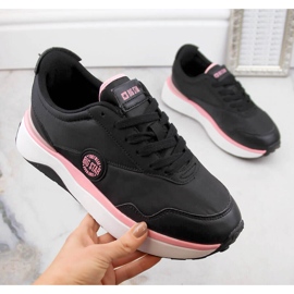 Black women's platform sports shoes Big Star JJ274A014 1 Black women's platform sports shoes Big Star JJ274A014 1