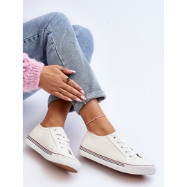 Women's Eco Leather Sneakers White Lirean 1