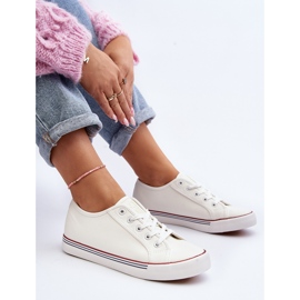 Women's Eco Leather Sneakers White Lirean 2