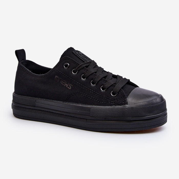 Women's Black Fabric Sneakers Staneva 2