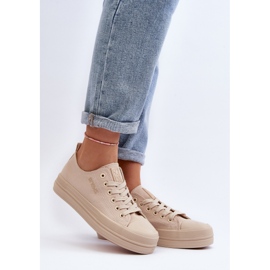 Women's Beige Fabric Sneakers Staneva 2 Women's Beige Fabric Sneakers Staneva 2