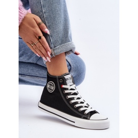 Women's Classic High Sneakers Big Star T274027 Black 1 Women's Classic High Sneakers Big Star T274027 Black 1