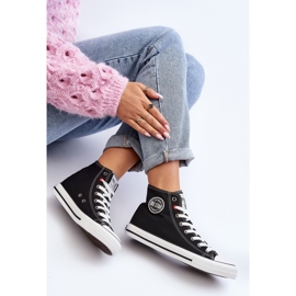 Women's Classic High Sneakers Big Star T274027 Black 2 Women's Classic High Sneakers Big Star T274027 Black 2