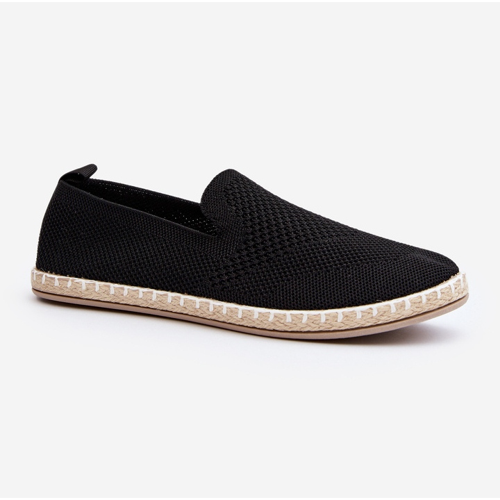 Black Harmonie Women's Slip-On Espadrilles 1
