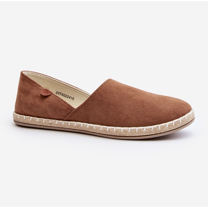 Women's Suede Espadrilles Brown Vulcano 1