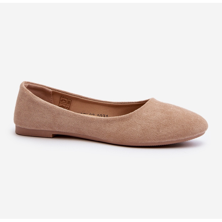 Women's Beige Suede Ballerinas Lasota 1 Women's Beige Suede Ballerinas Lasota 1