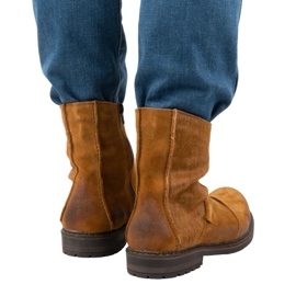 Olivier Leather men's boots 553KZ red brown 2 Olivier Leather men's boots 553KZ red brown 2