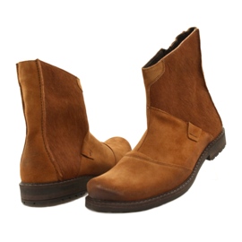 Olivier Leather men's boots 553KZ red brown 6 Olivier Leather men's boots 553KZ red brown 6