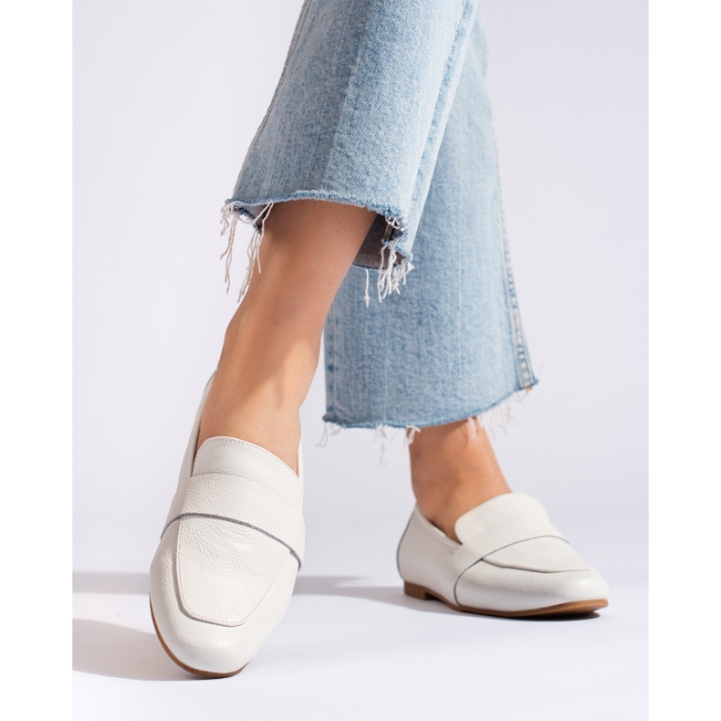 La.Fi Classic white shoes loafers 2 La.Fi Classic white shoes loafers 2