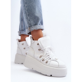 Zazoo 3416 Leather Women's Sports Shoes White 5