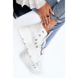 Zazoo 3416 Leather Women's Sports Shoes White 1