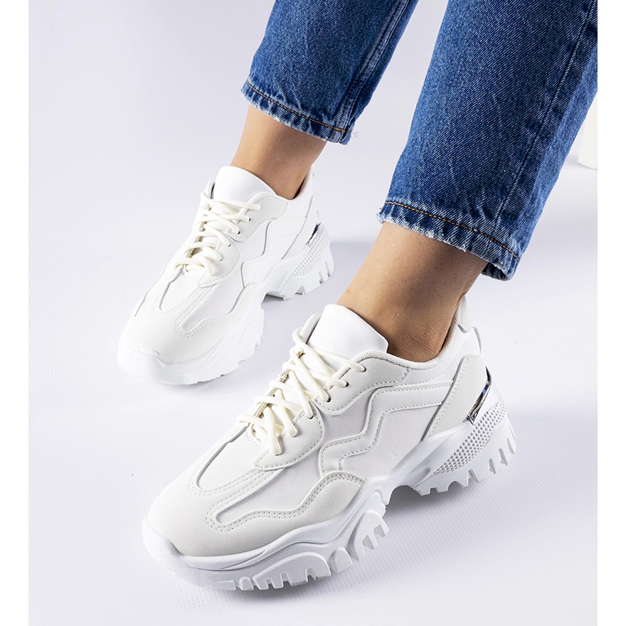 Chunky Sneakers White Sneakers Under 2000 Women Sneakers Thick