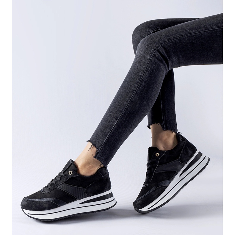 Black Nutter platform sneakers 1