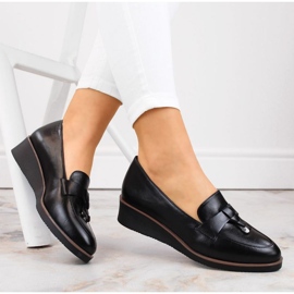 Vinceza W JAN263A wedge shoes, black 2