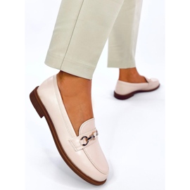 Gracess Beige teddy bear moccasins 2