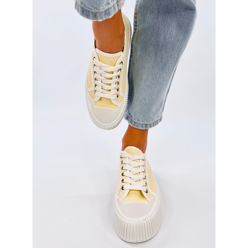 Dors Yellow women's platform sneakers 1 Dors Yellow women's platform sneakers 1