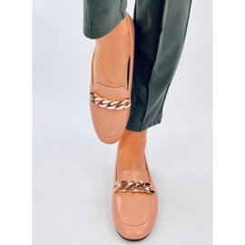 Addison Nude Chain Loafers beige 1
