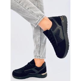 Doleh Black women's lightweight sneakers 2