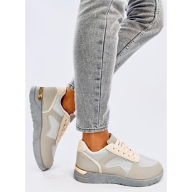 Doleh Gray lightweight women's sneakers grey 2