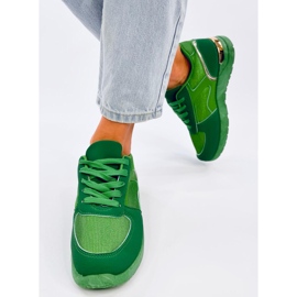Light women's sneakers Doleh Green 1