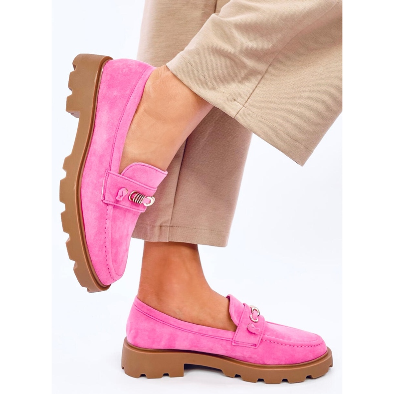 Molla Fuchsia women's moccasins pink 2
