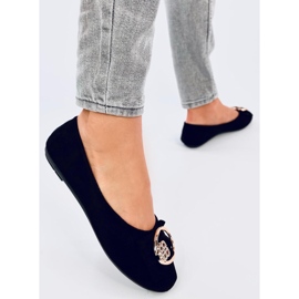 Gauri Black women's ballerinas 2