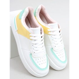 Libby Yellow Trainers white 1
