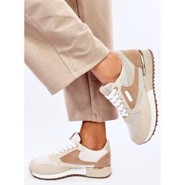 Agassi Beige women's sneakers 2