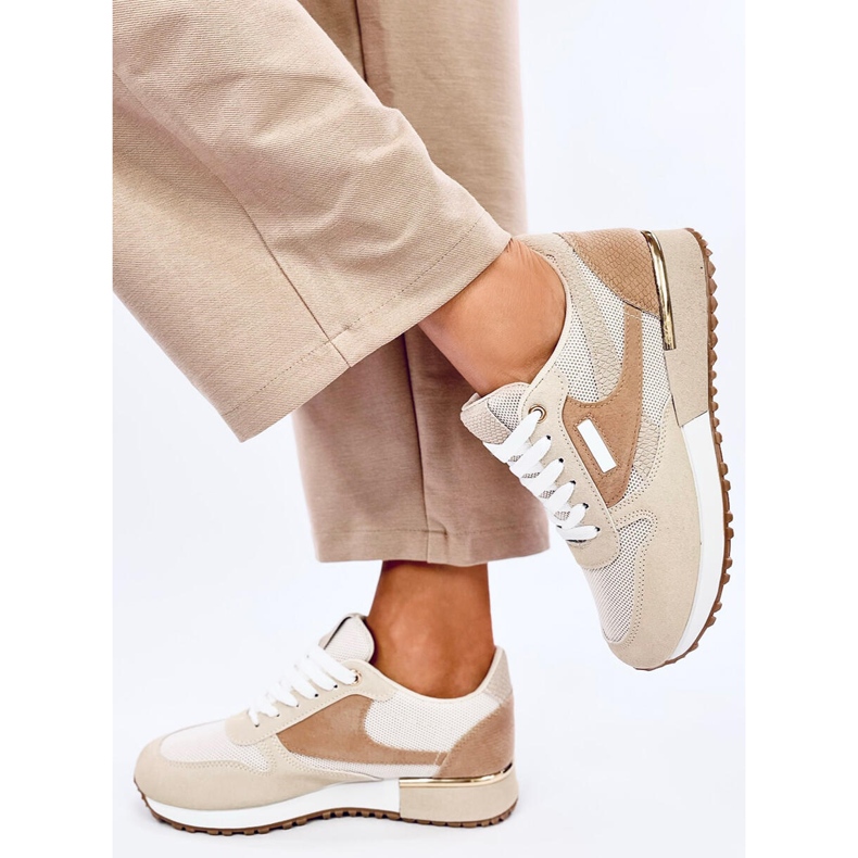 Agassi Beige women's sneakers 2